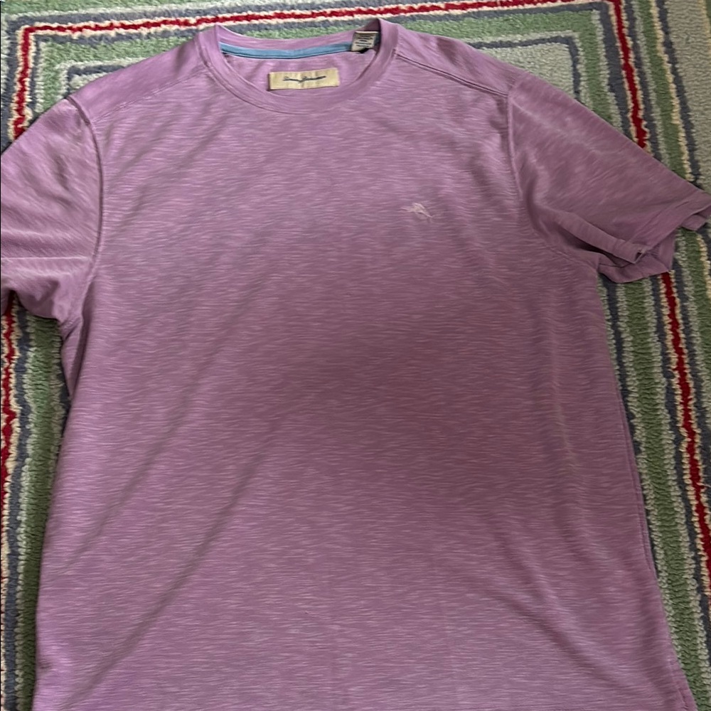 Tommy Bahama Purple Crew Neck Shirt